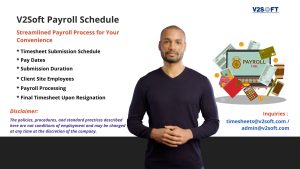 Payroll Schedule