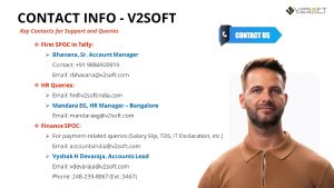 Contact Information : V2Soft - TCPL