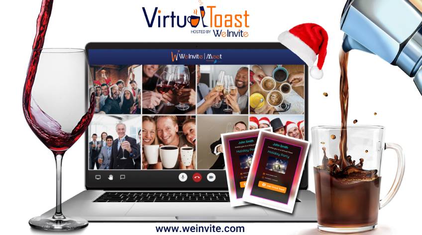 Virtual Event Platform WeInvite Launches 'VirtualToast' – Video Conferencing With a Twist