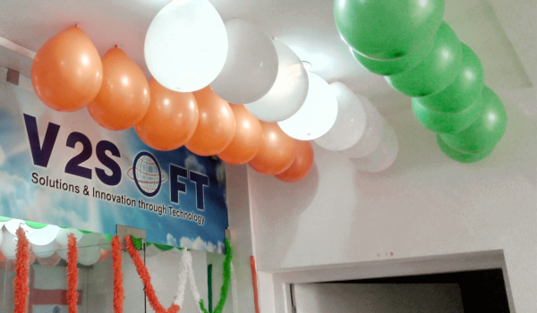 V2Soft Bangalore Office Independence Day Celebration