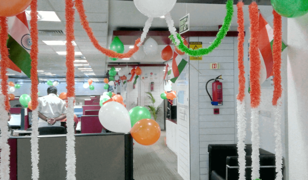 V2Soft Bangalore Office Independence Day Celebration