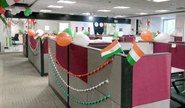 V2Soft Bangalore Office Independence Day Celebration